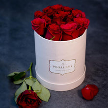 Load image into Gallery viewer, Red Roses - Pastel Pink Flora Box