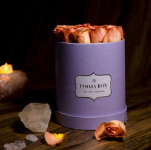 Load image into Gallery viewer, Peach Roses - Lilac Flora Box