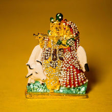 Load image into Gallery viewer, Colorful Stone Studded Radha Krishna Idol
