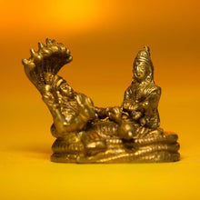 Load image into Gallery viewer, Majestic Lord Vishnu with Nag Brass Murti