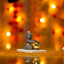 Load image into Gallery viewer, Handcrafted Bal Gopal Statue on Marble Base