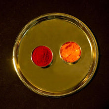 Load image into Gallery viewer, Traditional Brass Pooja Thali (Set of 3)