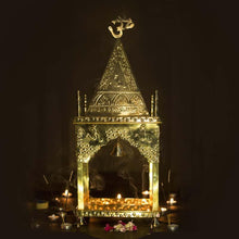 Load image into Gallery viewer, Magnificent Handcrafted Traditional Brass Sheet Temple