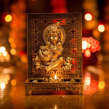 Load image into Gallery viewer, Sparkling Laddu Gopal T-Light Holder Showpiece