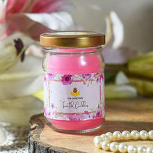 Load image into Gallery viewer, Romantic Rose Glass Jar Scented Candle