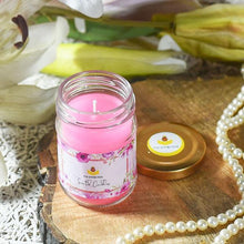 Load image into Gallery viewer, Romantic Rose Glass Jar Scented Candle