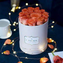 Load image into Gallery viewer, Peach Roses - Pastel Pink Flora Box