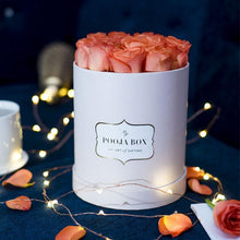 Load image into Gallery viewer, Peach Roses - Pastel Pink Flora Box