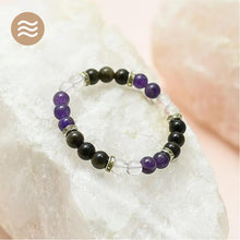 Load image into Gallery viewer, Aquarius Zodiac Crystal Bracelet