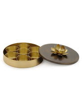 Load image into Gallery viewer, Elite Handcrafted Brass Pooja Lotus Samagridaan