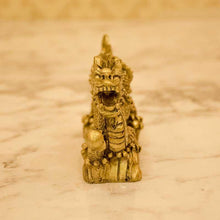 Load image into Gallery viewer, Feng Shui Golden Dragon Grasping Ball for Power and Success