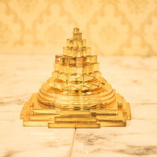Load image into Gallery viewer, Brass Shri Meru Yantra for Luck and Prosperity
