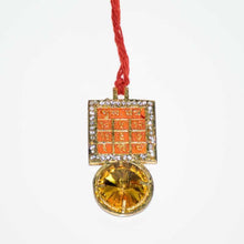 Load image into Gallery viewer, Divine Shri Guru Yantra Pendant with Yellow Stone