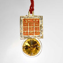 Load image into Gallery viewer, Divine Shri Guru Yantra Pendant with Yellow Stone