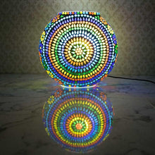 Load image into Gallery viewer, Jazzy Colorful Mosaic Table Lamp