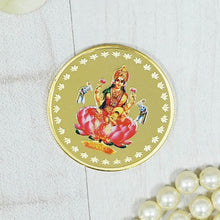 Load image into Gallery viewer, 24K Gold Foil Laxmi Coin