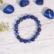 Load image into Gallery viewer, Lapis Lazuli Crystal Healing Bracelet⎮Wisdom & Truth