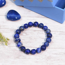 Load image into Gallery viewer, Lapis Lazuli Crystal Healing Bracelet⎮Wisdom & Truth