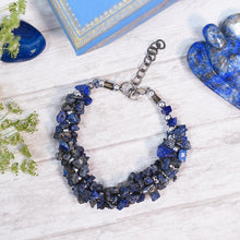 Load image into Gallery viewer, Lapis Lazuli Natural Stone Bracelet ⎮Creativity & Confidence