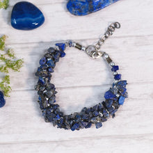Load image into Gallery viewer, Lapis Lazuli Natural Stone Bracelet ⎮Creativity & Confidence