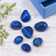 Load image into Gallery viewer, Blue Onyx Crystal Healing Tumble Stone Set