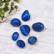 Load image into Gallery viewer, Blue Onyx Crystal Healing Tumble Stone Set