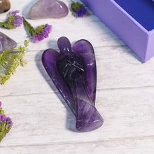 Load image into Gallery viewer, Amethyst Crystal Guardian Angel