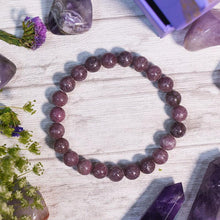 Load image into Gallery viewer, Lepidolite Crystal Healing Bracelet⎮Stress, Anxiety & Self-Esteem