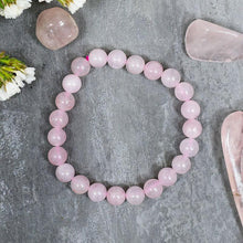 Load image into Gallery viewer, Rose Quartz Crystal Healing Bracelet⎮Love Stone