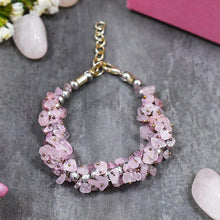 Load image into Gallery viewer, Rose Quartz Crystal Healing Bracelet For Self Esteem & Self Love