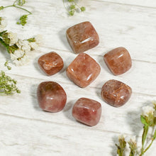 Load image into Gallery viewer, Cherry Quartz Crystal Healing Tumble Stone Set