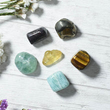 Load image into Gallery viewer, Wealth Crystal Healing Tumble Stone Set