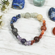 Load image into Gallery viewer, 7 Chakra Beaded Bracelet