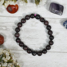 Load image into Gallery viewer, Garnet Crystal Healing Bracelet⎮Stone of Commitment