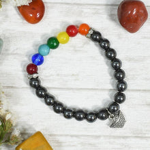 Load image into Gallery viewer, Natural Stone 7 Chakra Bracelet