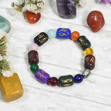 Load image into Gallery viewer, Multi Color Cylidrical Round Chinese Bracelet