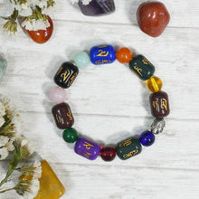 Load image into Gallery viewer, Multi Color Cylidrical Round Chinese Bracelet