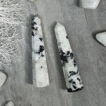 Load image into Gallery viewer, Rainbow Moon Stone Tower/Pencil (Set of 2)⎮Crystal Healing