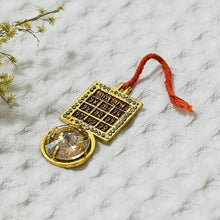 Load image into Gallery viewer, Divine Shri Ketu Yantra Pendant with White Stone