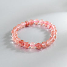 Load image into Gallery viewer, Cherry Quartz Bracelet for Anxiety Relief