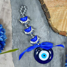 Load image into Gallery viewer, Feng Shui Evil Eye Three Fish Hanging