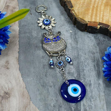 Load image into Gallery viewer, Feng Shui Vastu Evil Eye Owl Hanging for Wall/Door/Car