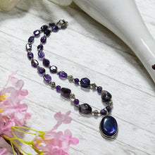 Load image into Gallery viewer, Amethyst Crystal Pendant Necklace