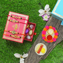 Load image into Gallery viewer, My Beautiful Kundan Rakhi Box