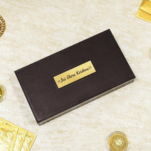 Load image into Gallery viewer, 24K Gold Foil Shrinathji Pooja Box