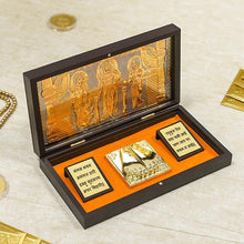 Load image into Gallery viewer, 24K Gold Foil Ram Darbaar Pooja Box