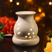 Load image into Gallery viewer, Handcrafted Brown Ceramic Pot Aroma Diffuser