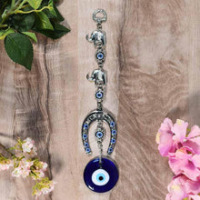 Load image into Gallery viewer, Evil Eye Horse Shoe Amulet/Ghode Ki Naal Hanging