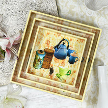 Load image into Gallery viewer, High Tea Serving Trays-Set of 3