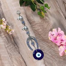 Load image into Gallery viewer, Evil Eye Horse Shoe Amulet/Ghode Ki Naal Hanging